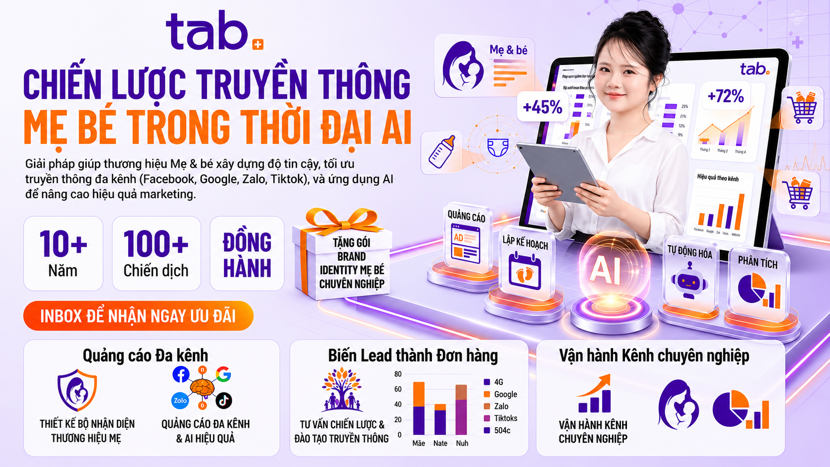 Xây dựng hình ảnh Chủ shop Mẹ & Bé trên môi trường số